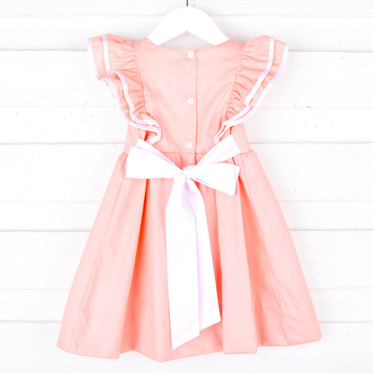 Peach Pique Alice Dress