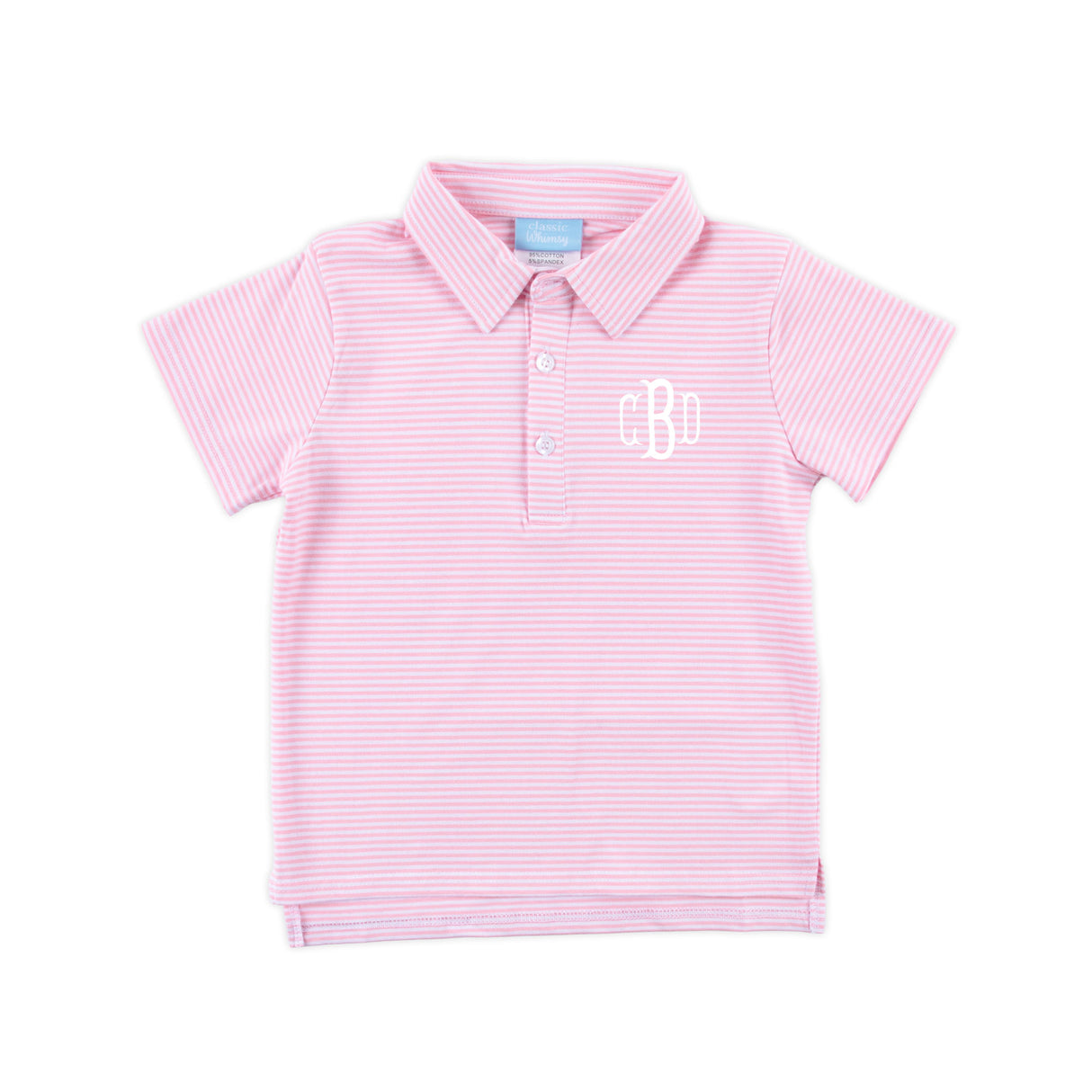 Polo Shirt Pink Stripe