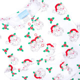 Vintage Santa White Women's Pajamas