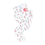 Vintage Santa White Women's Pajamas