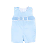 Cottontail Smocked Jon Jon Light Blue Pique