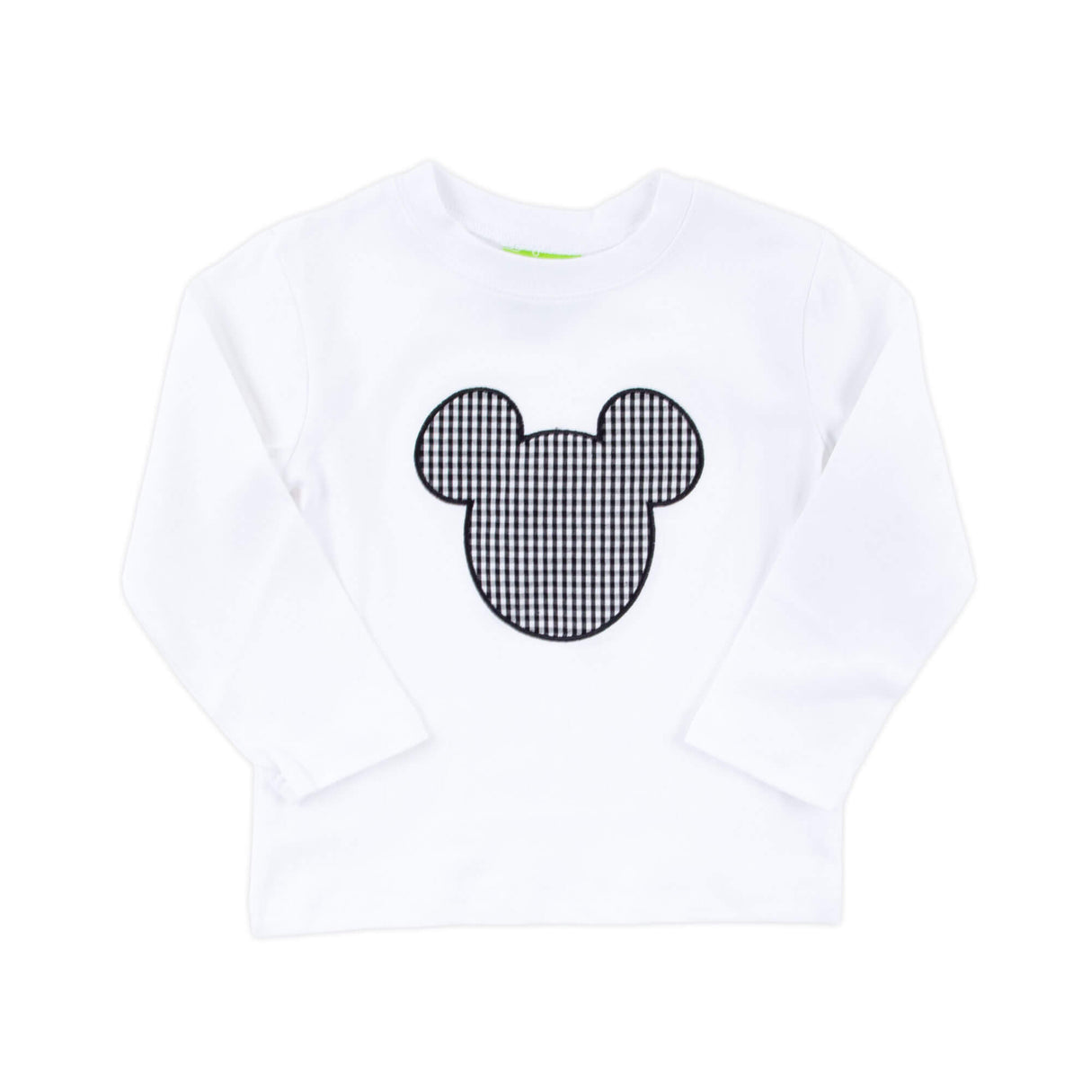 Mouse Ears Long Sleeve Shirt White