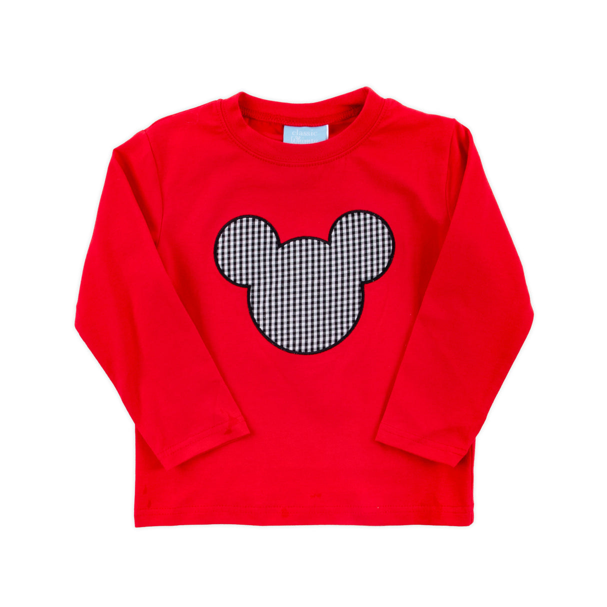 Mouse Ears Long Sleeve Shirt Red