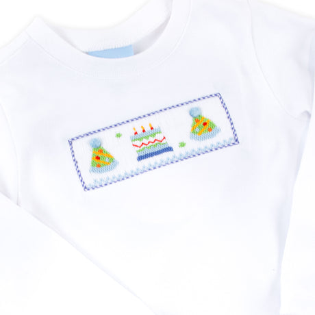 Birthday Smocked Royal Pant Set