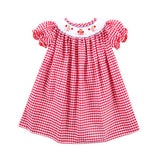 Live To Cheer Smocked Bishop Dress