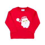 Happy Santa Red Long Sleeve Shirt