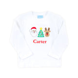 Christmas Cheer White Long Sleeve Shirt