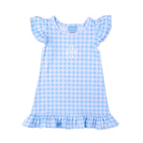 Milly Gingham Ruffle Dress