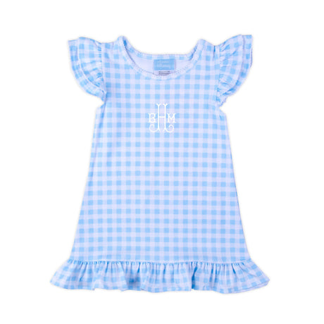 Milly Gingham Ruffle Dress