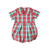 Red & Green Plaid Boy Bubble