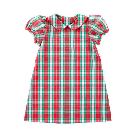 Red & Green Plaid Sally Dress