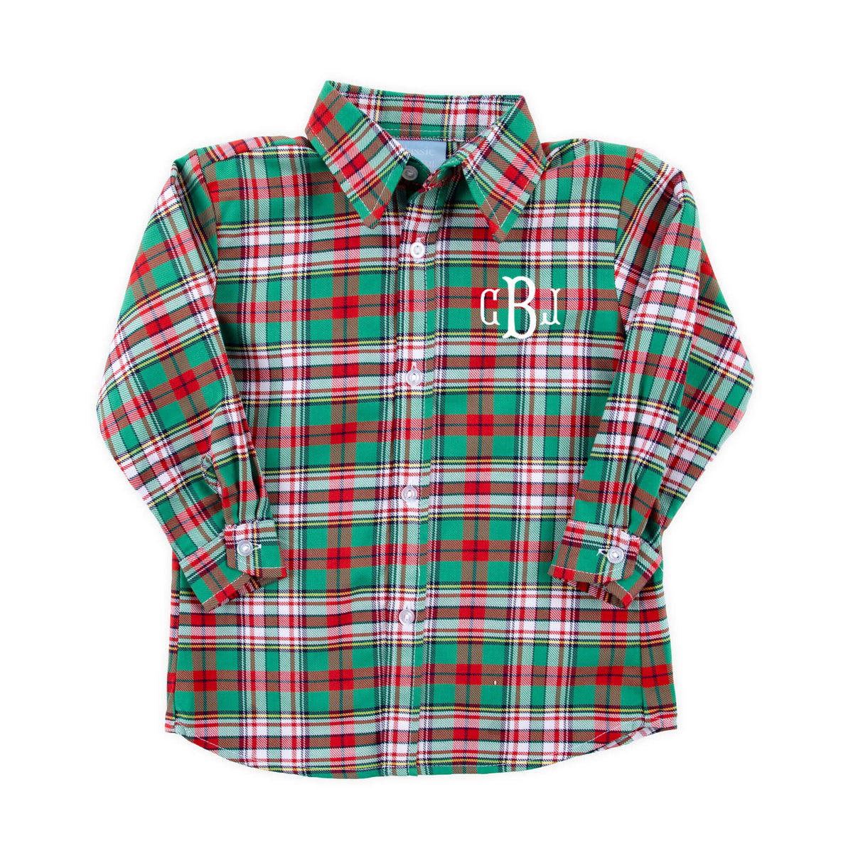Merry & Bright Plaid Button Down Shirt