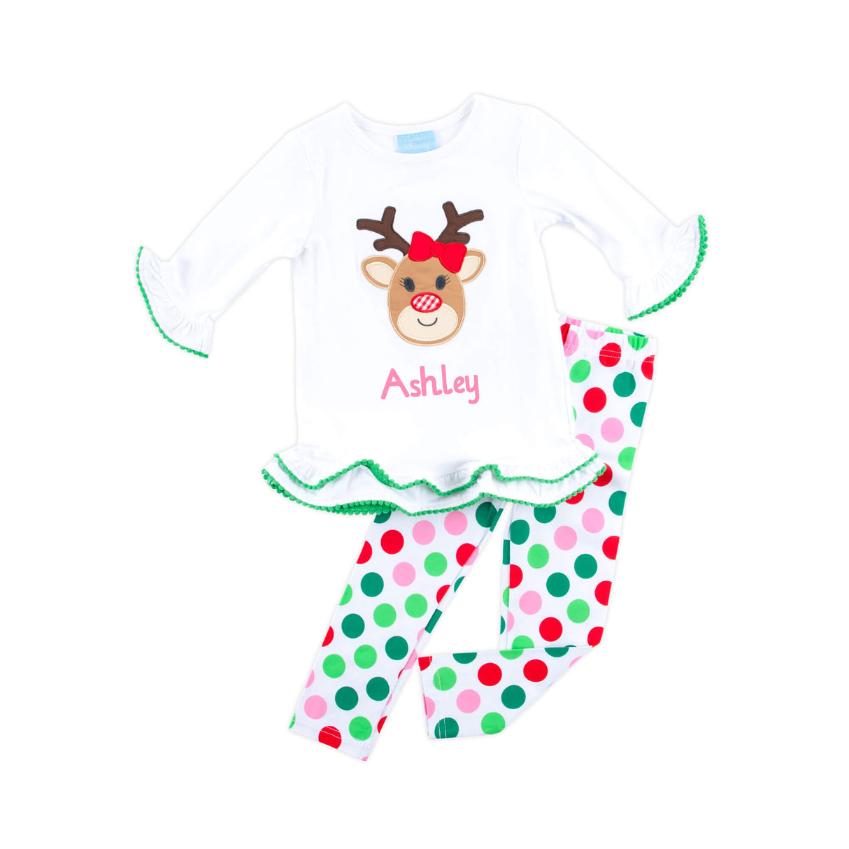 Oh Deer Polka Dot Milly Legging Set