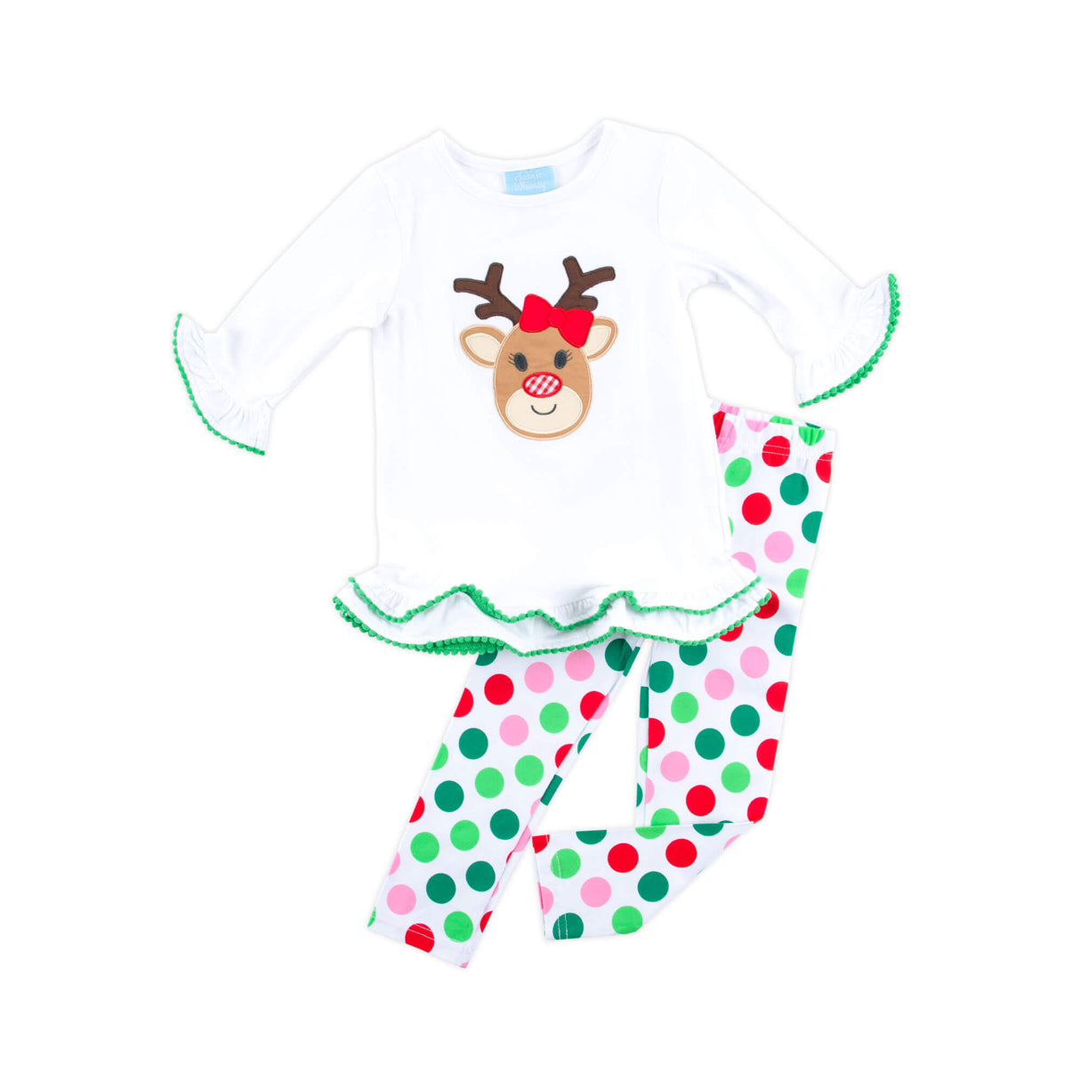 Oh Deer Polka Dot Milly Legging Set