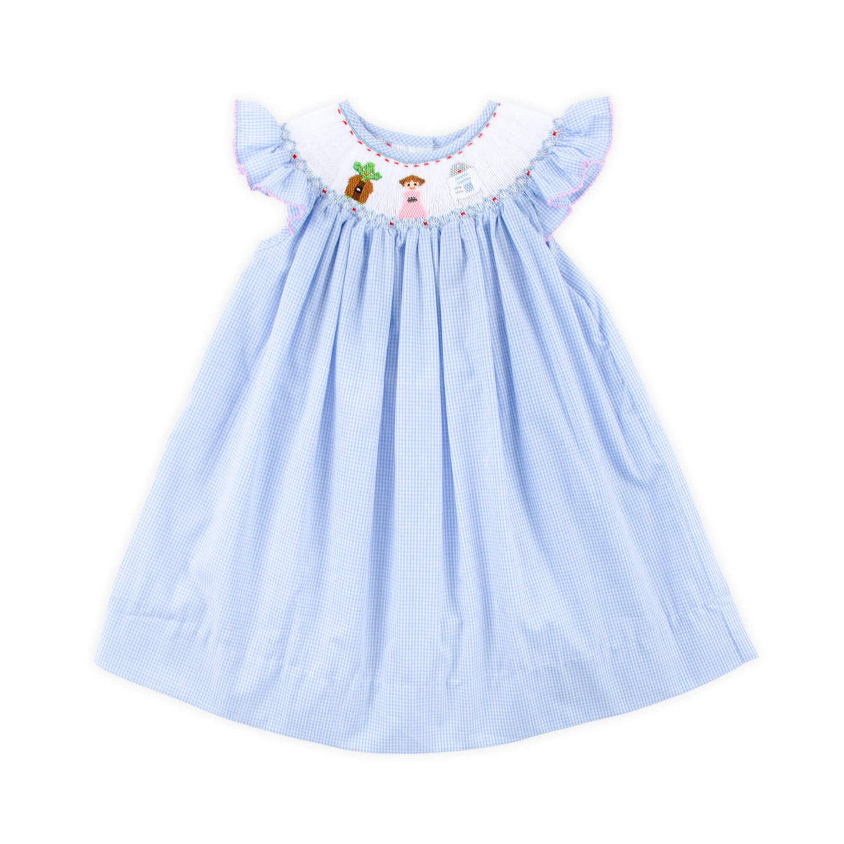 Space Friends Smocked Dress