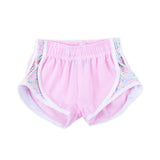 Girls Gingham Active Shorts