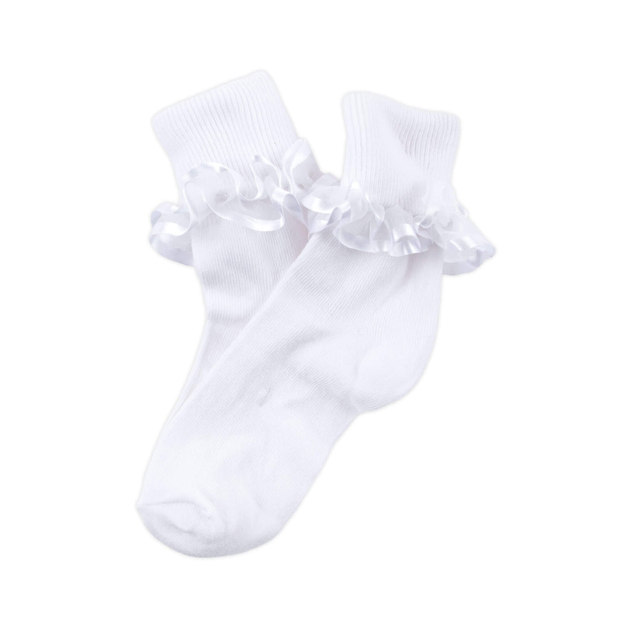 Frilly Lace White Socks