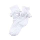 Frilly Lace White Socks