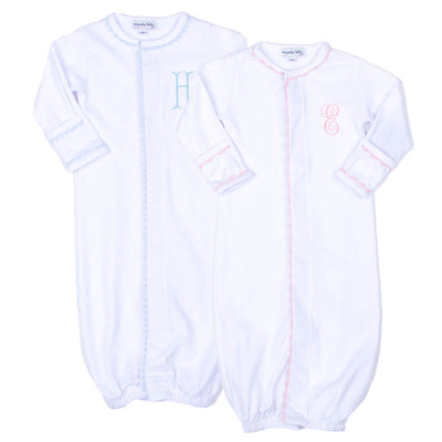 Baby Joy Embroidered Converter Gown