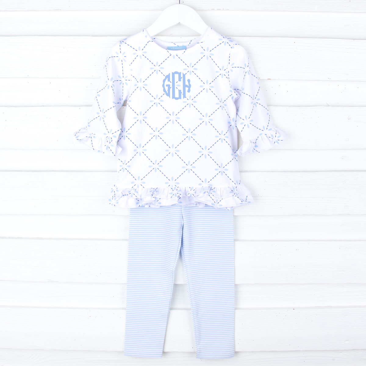 Touch of Blue Milly Tunic Legging Set