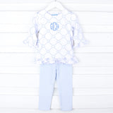 Touch of Blue Milly Tunic Legging Set