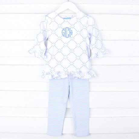 Touch of Blue Milly Tunic Legging Set