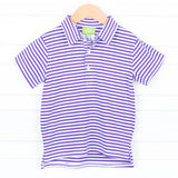 Purple Stripe Polo
