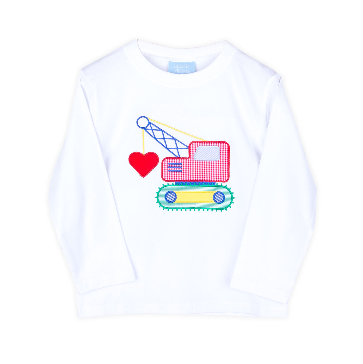 Heart Crane White Long Sleeve Shirt