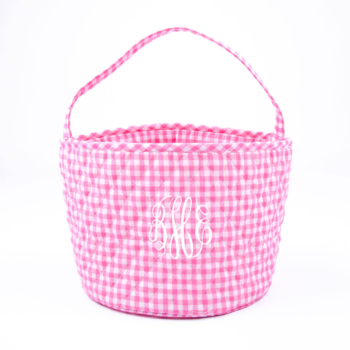 Easter Basket Pink Gingham