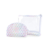 Glossy Wipeable Two-Piece Travel Jet-Set