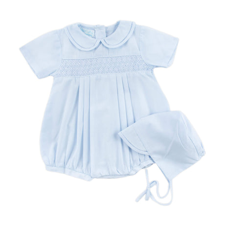 Classic Smocked Bubble with Bonnet