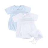 Classic Smocked Bubble with Bonnet