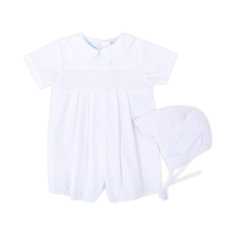 Classic Smocked Collared Shortall