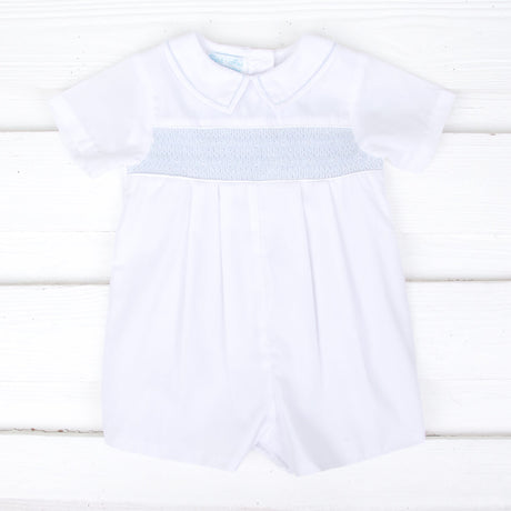 Classic Smocked Collared Shortall