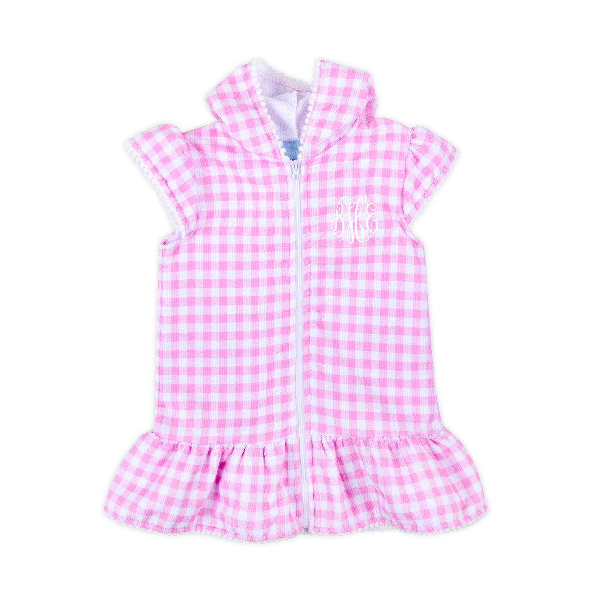 Pink Gingham Swim Cover Up