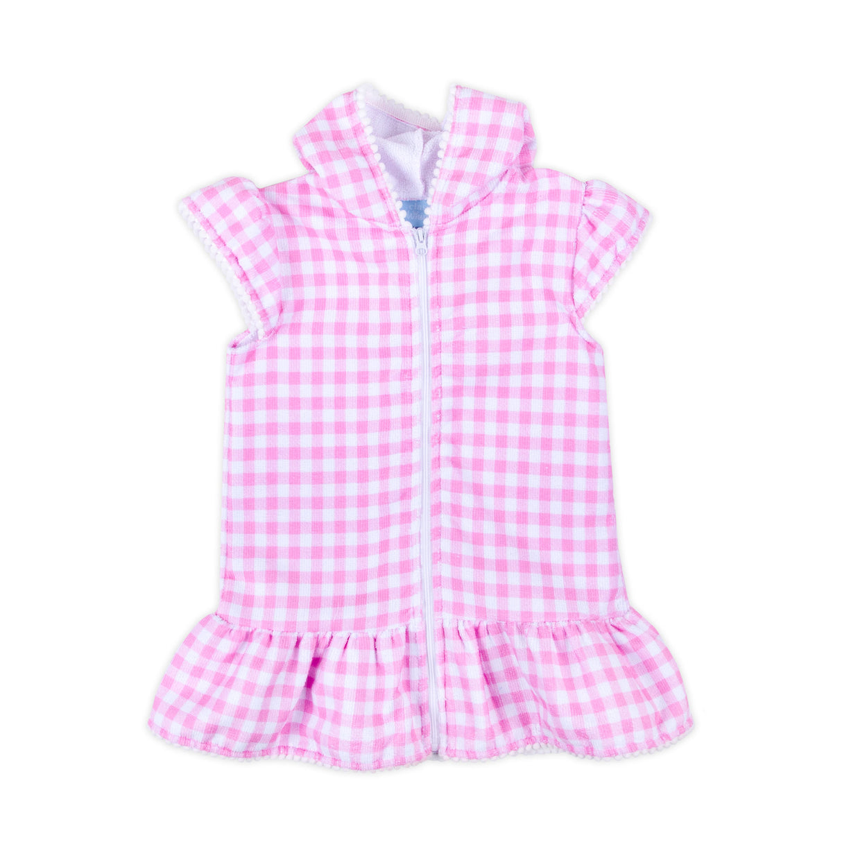 Pink Gingham Swim Cover Up