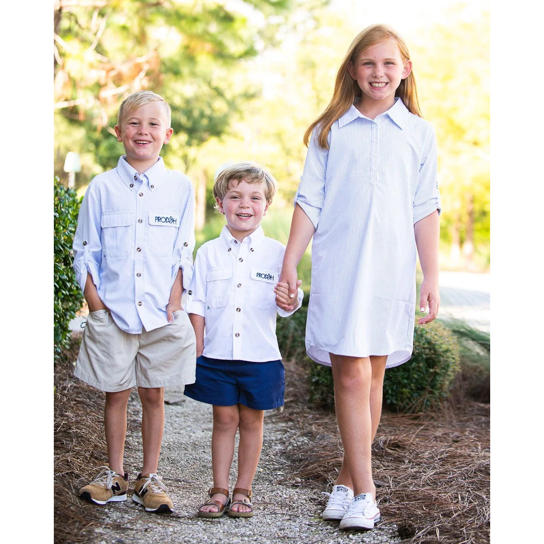 Shirt Linen Child Fischer Shirt Buttons School outlet Enrollment Festive Baptism Nature Fashion Forest Kindergarten