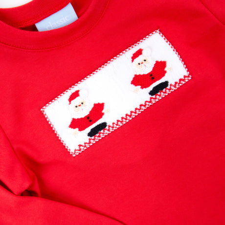 Santa Is Coming Smocked Pant Set