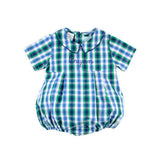 Steward Plaid  Collared Bubble