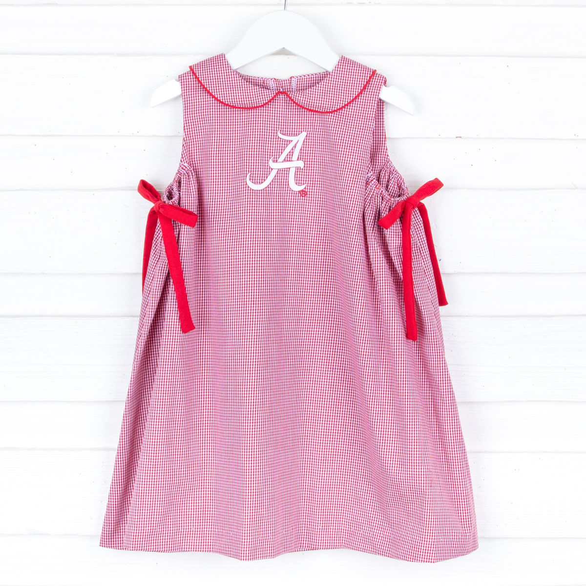 Alabama Embroidered Red Dress