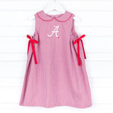 Alabama Embroidered Red Dress