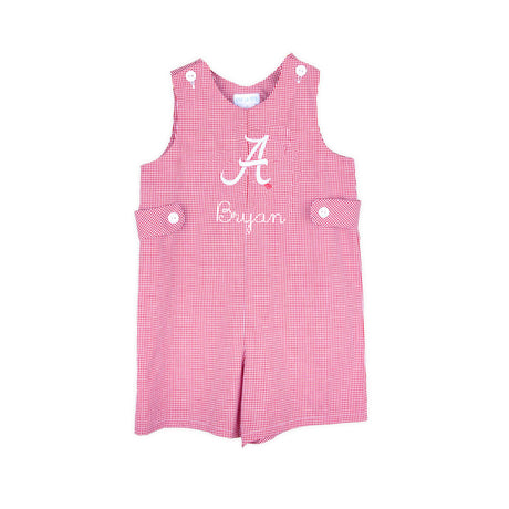 Alabama Embroidered Red Jon Jon