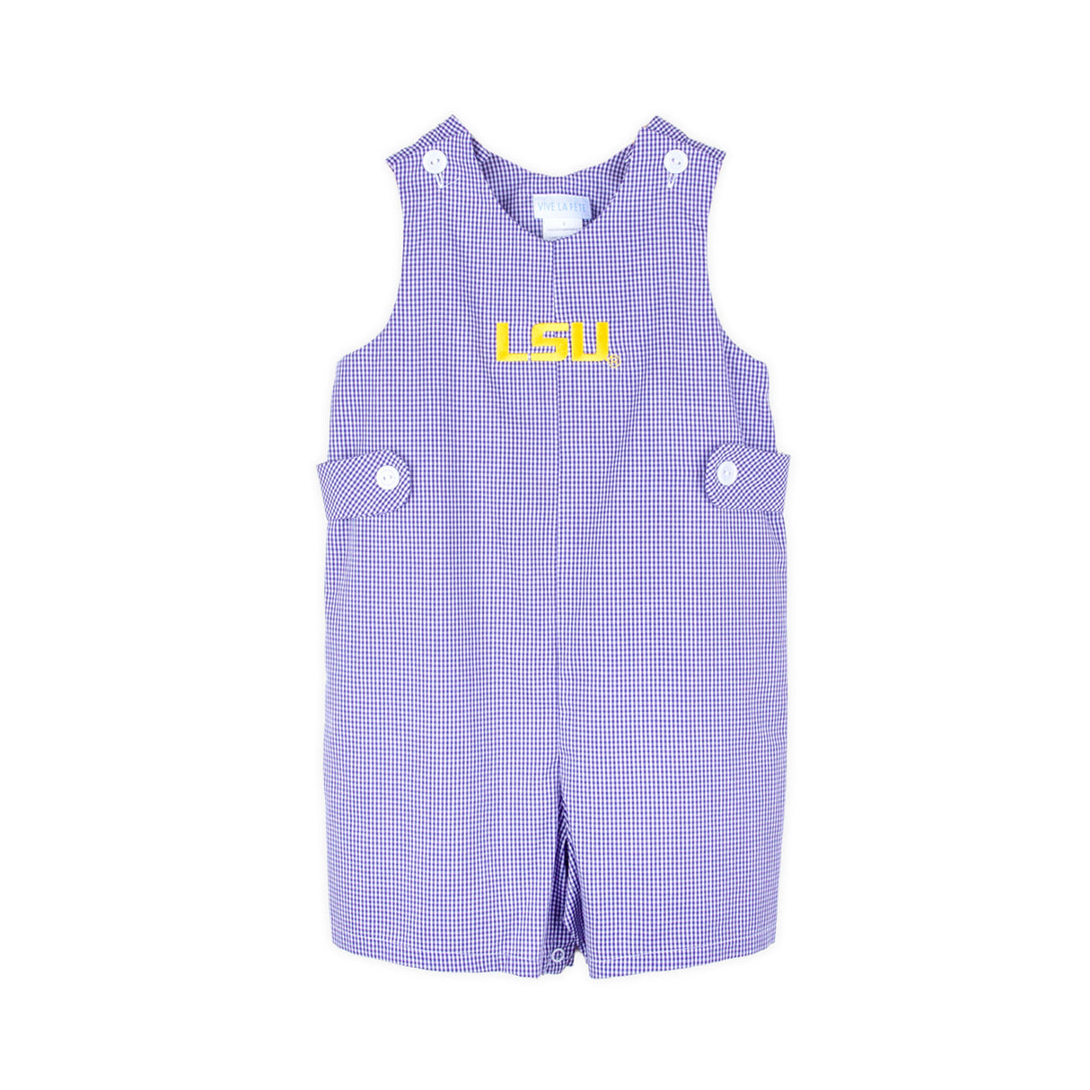 LSU Embroidered Purple Jon Jon
