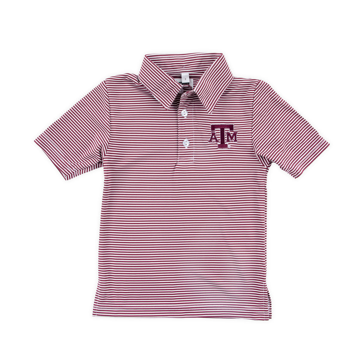 Texas A&M Embroidered Maroon Performance Polo