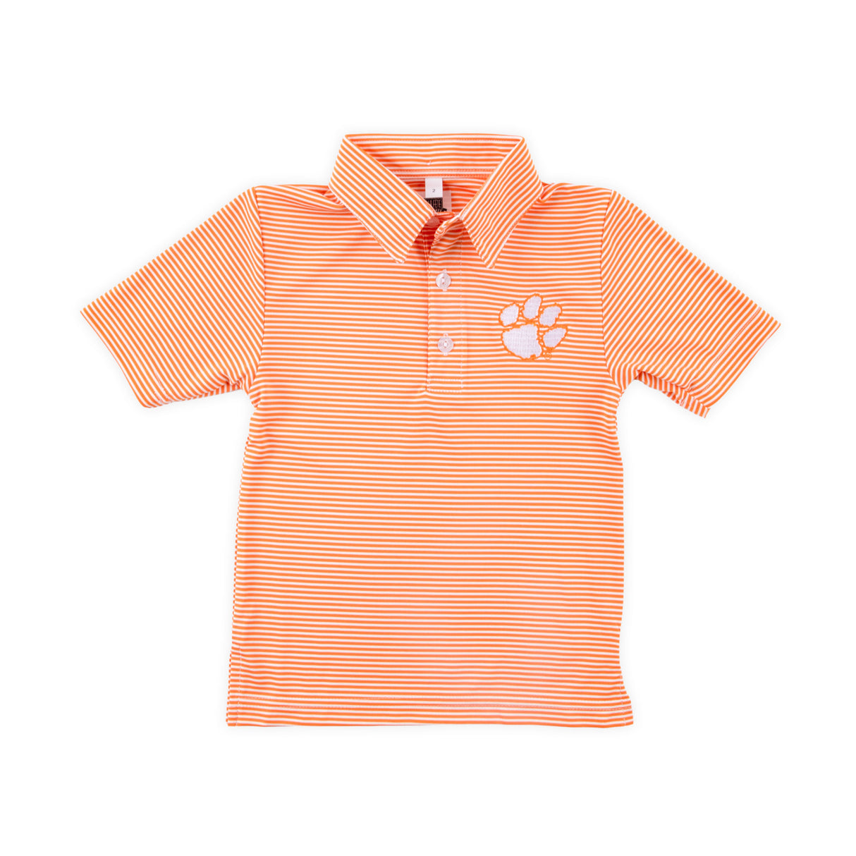 Clemson Embroidered Orange Performance Polo
