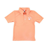 Clemson Embroidered Orange Performance Polo