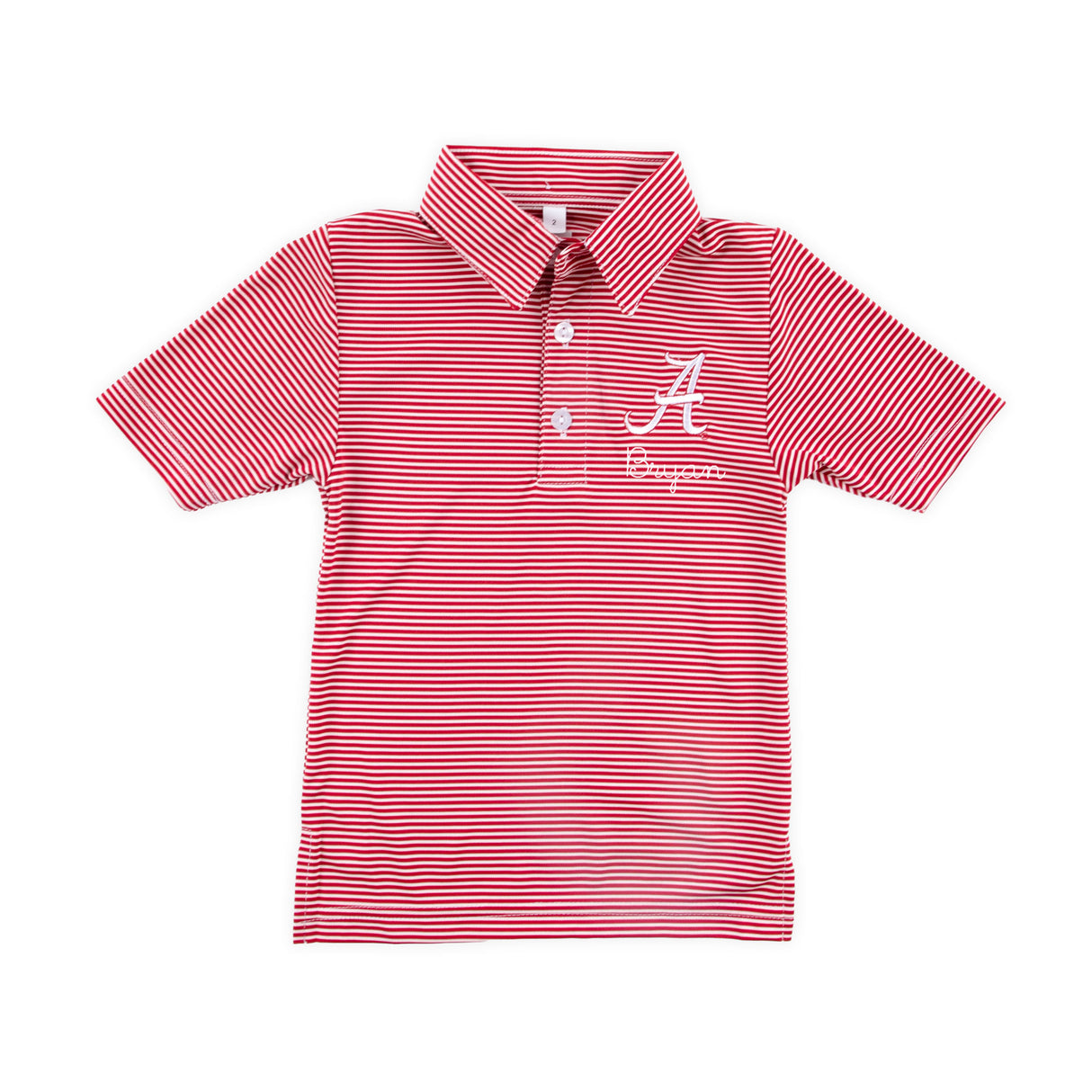 Alabama Embroidered Red Performance Polo