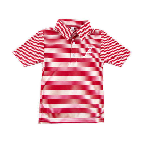 Alabama Embroidered Red Performance Polo