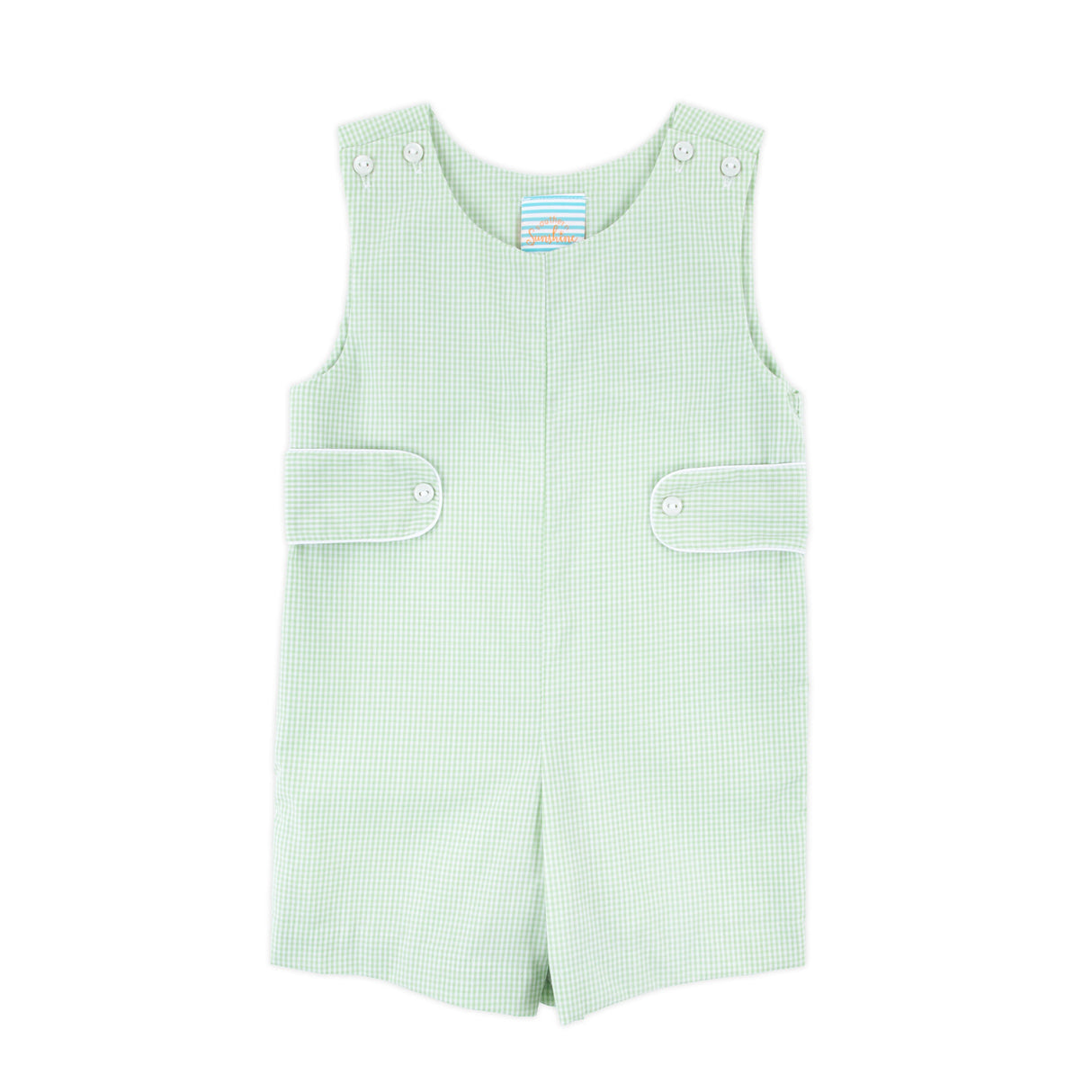 Light Green Gingham Jon Jon