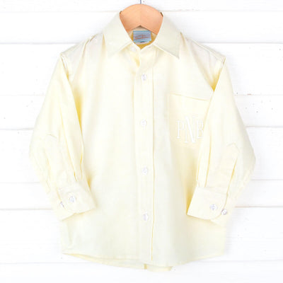 Sunny Days Yellow Button Down Shirt